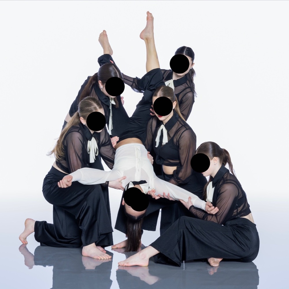 Kelle Three Piece Black Dance Costume